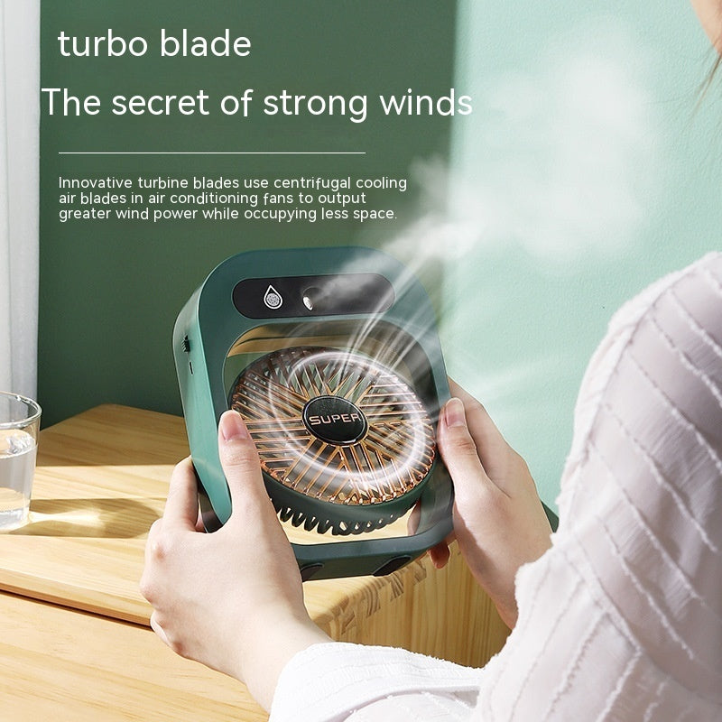 Portable Air Conditioning, Fan Air Cooler Cooling With USB Rechargeable