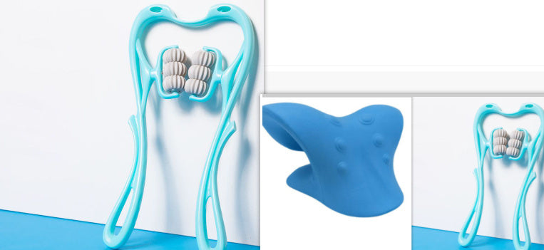 Ultimate 6-Wheel Manual Neck Massager for Deep Relief