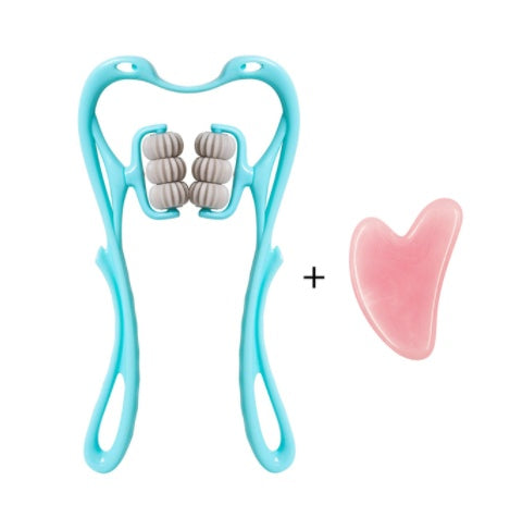 Ultimate 6-Wheel Manual Neck Massager for Deep Relief