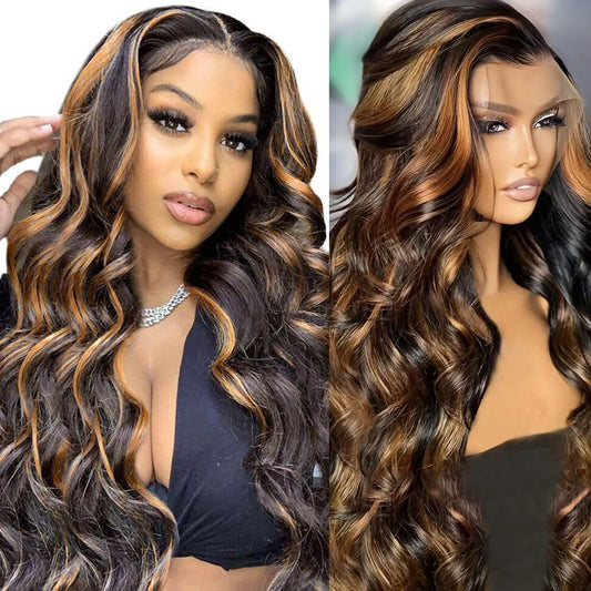 Luxurious Brown Medium-Length Curly Hair Wig with Big Waves