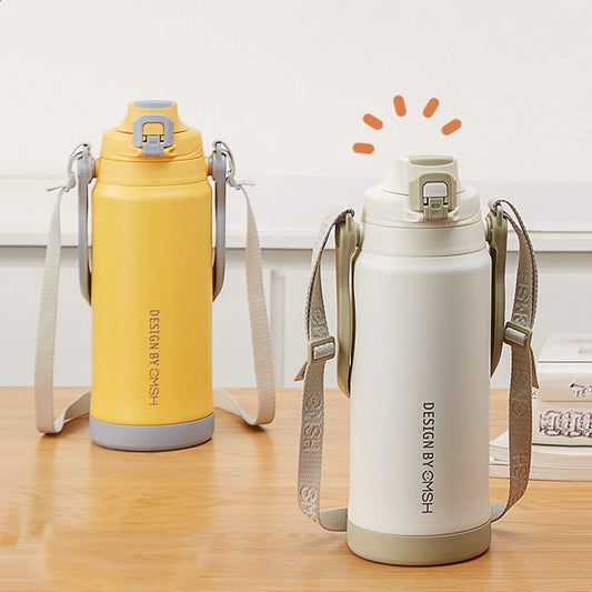 Portable Thermal Insulated Kettle: Stylish and Large-Capacity Travel Companion