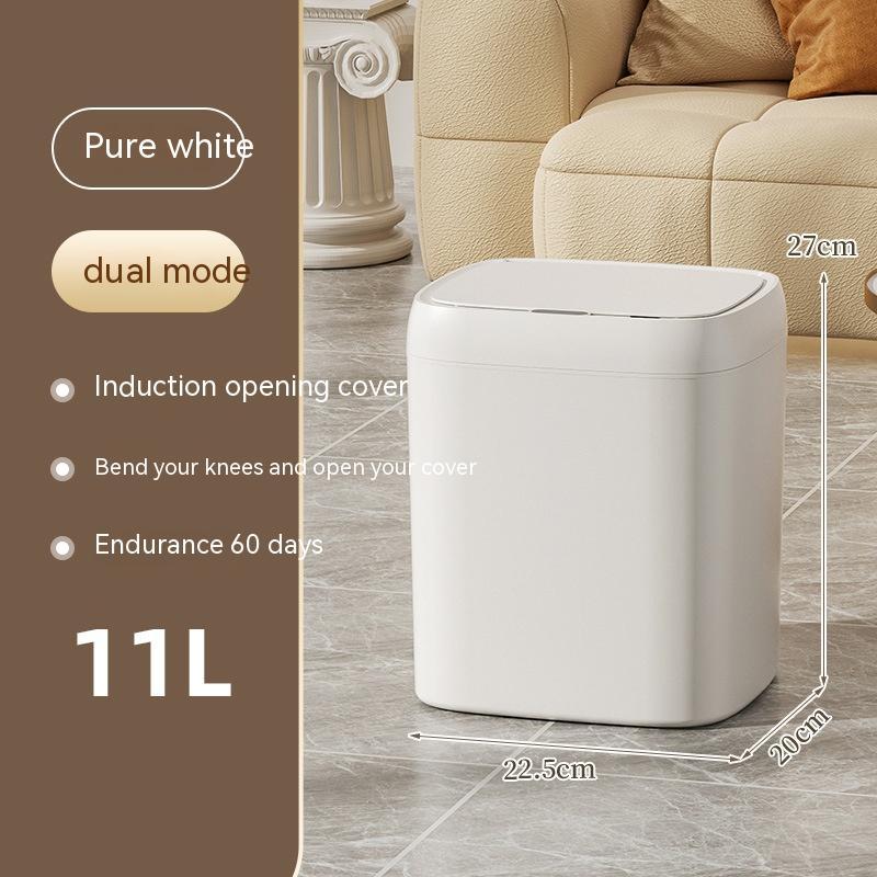 Smart Automatic Trash Can with Lid - Touchless Sensor, UV Sterilization & Deodorization for Home, Office, Car