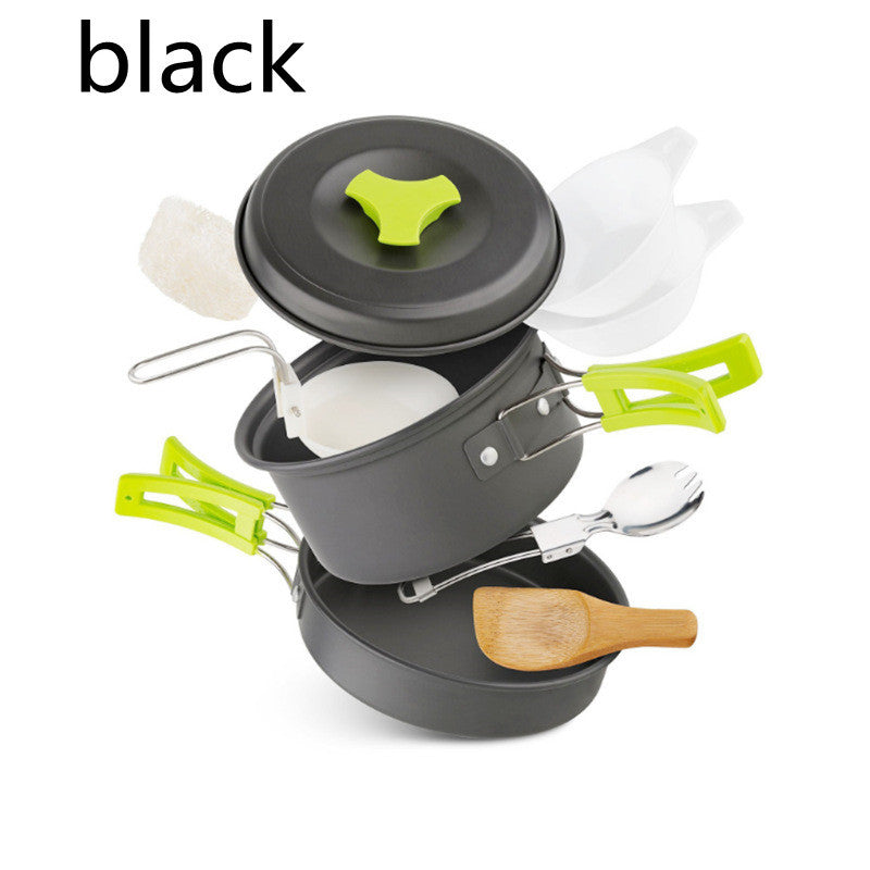 Outdoor cookware 1-2 people camping cookware set