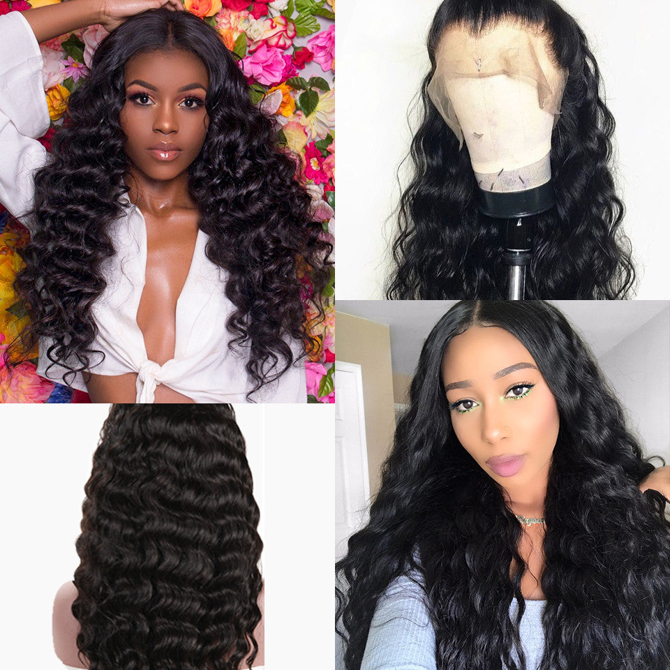 Black Curly Lace Wig