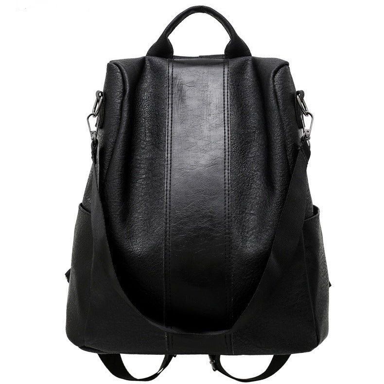 Elegant Women’s Large Capacity Solid Color Backpack - Perfect for Everyday Use