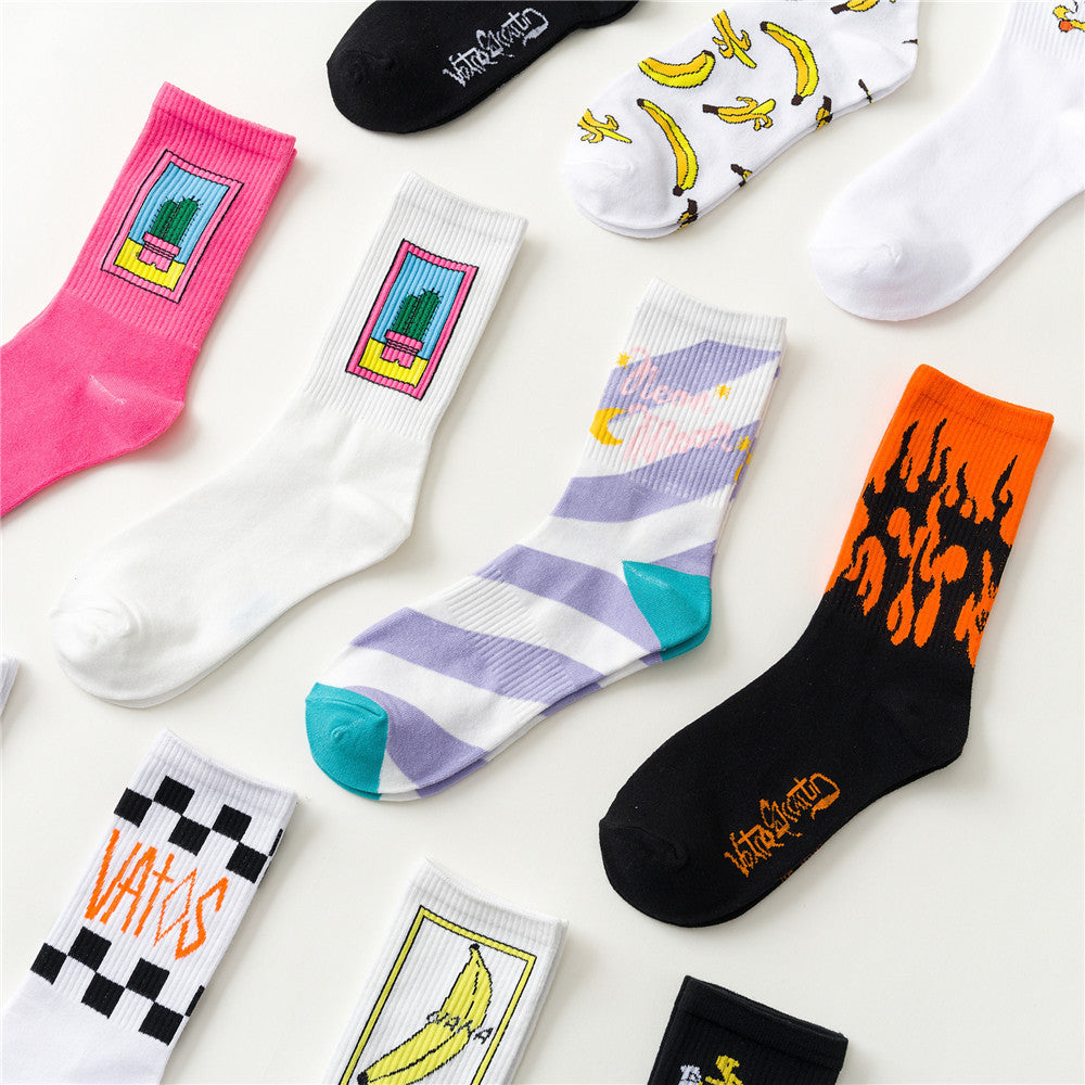 Socks Men's Middle Tube Socks