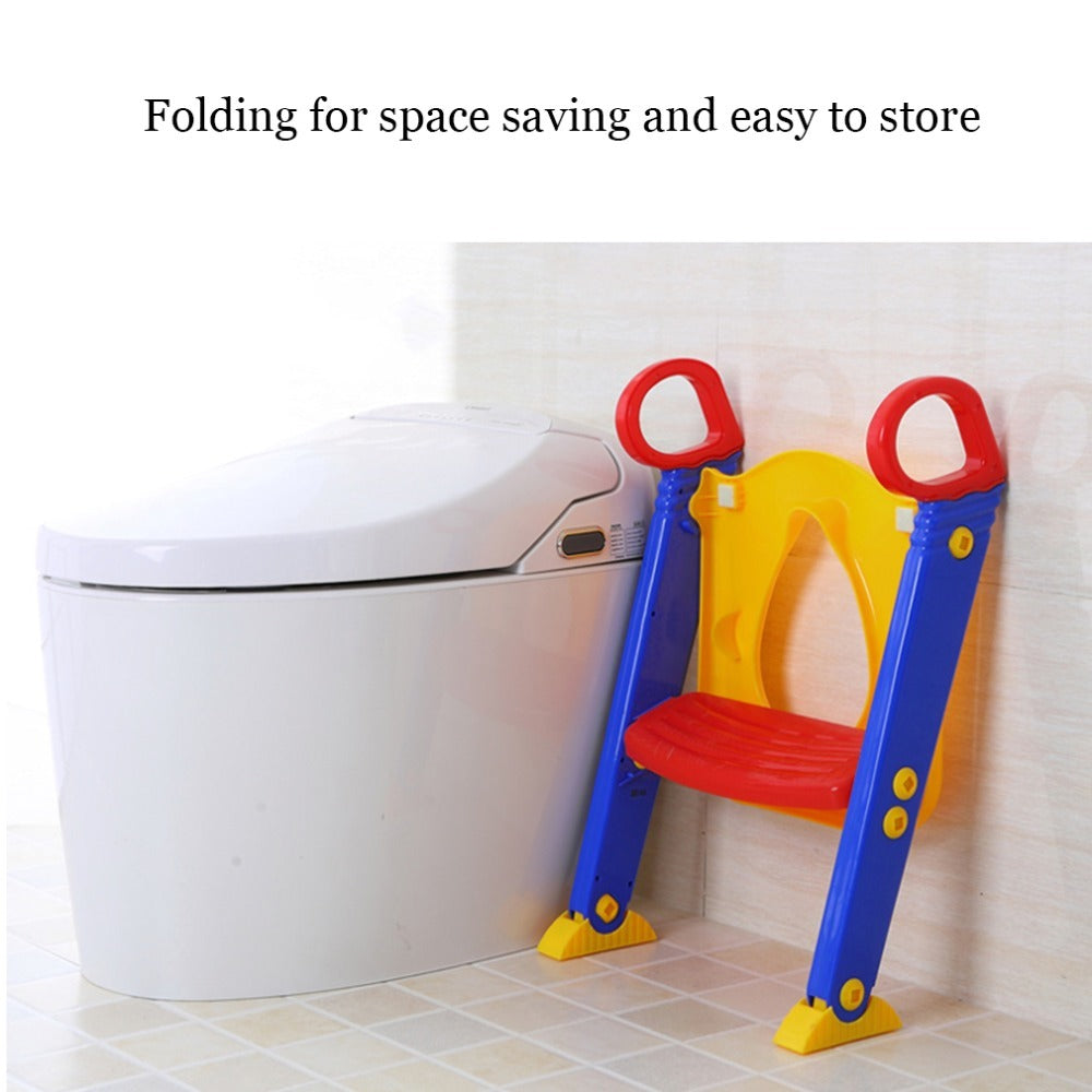 3-in-1 Baby Potty Chair: Safe, Adjustable, Foldable and Comfy for Your Precious Baby!