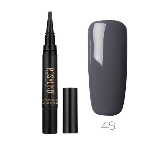 5ml Solid Color Nail Art Pen: Precision Nail Glue for Stunning Manicures