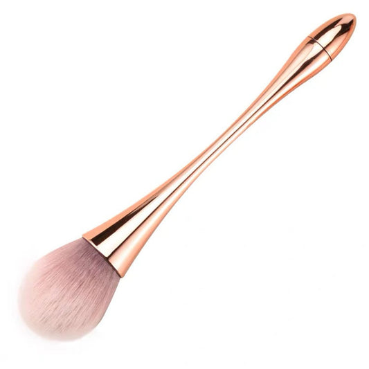 Rose Gold Multifunctional Makeup Brush: Premium Net Red Dust Brush with Selected Fiber Wool