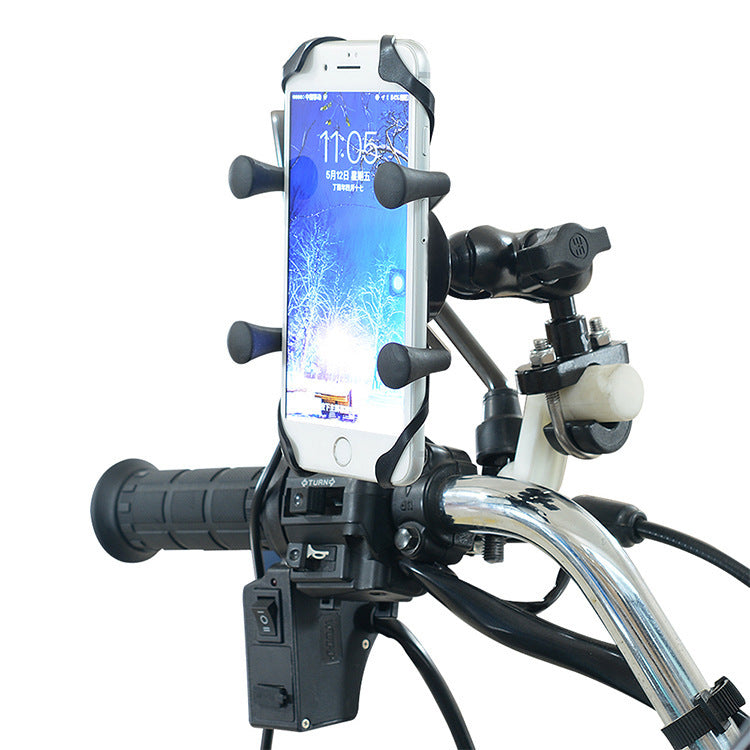 Motorcycle / Bicycle Mobile Phone Bracket - Electric Modification