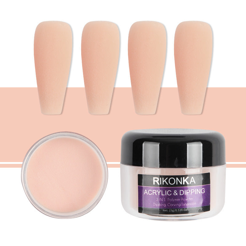 5g Nude Color Carved Nail Powder: Premium Nail Sequins for Stunning Nail Art