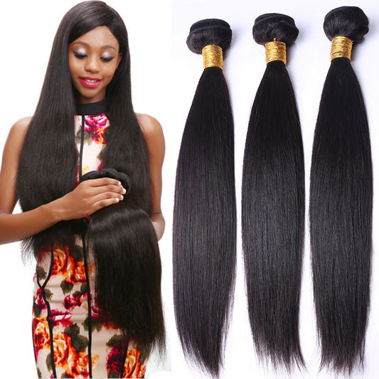 Premium Brazilian Human Hair Straight Wig - Highly Popular in Europe and America