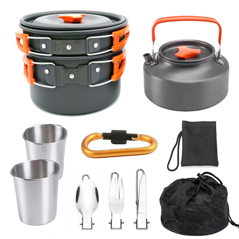 Outdoor Portable Cookware | Kit For Camping, Hiking & Picnic