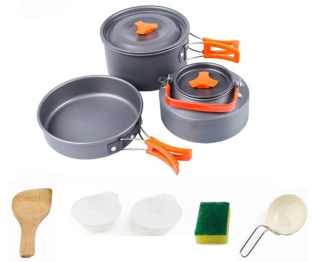 Outdoor Portable Cookware | Kit For Camping, Hiking & Picnic