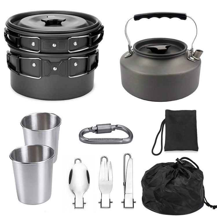 Outdoor Portable Cookware | Kit For Camping, Hiking & Picnic