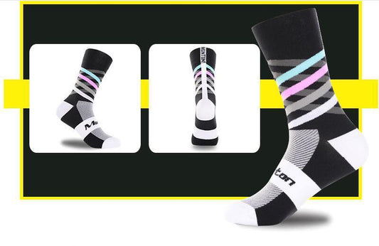 Nylon male female riding socks | sports socks bicycle | running stockings basketball socks