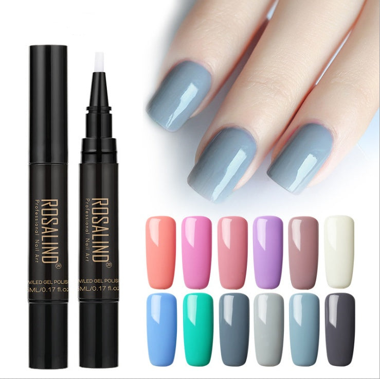 5ml Solid Color Nail Art Pen: Precision Nail Glue for Stunning Manicures