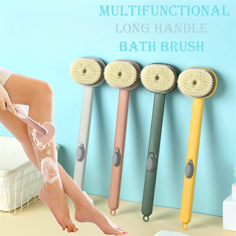 Dual-purpose Shower Brush With Multifunctional Detachable Bath Brush For Back Body