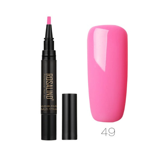 5ml Solid Color Nail Art Pen: Precision Nail Glue for Stunning Manicures