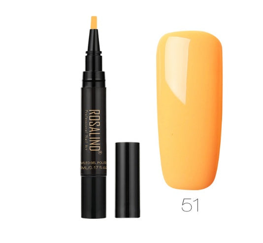 5ml Solid Color Nail Art Pen: Precision Nail Glue for Stunning Manicures