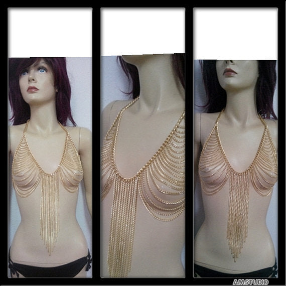 Chest Chain | Tassel Body Chain