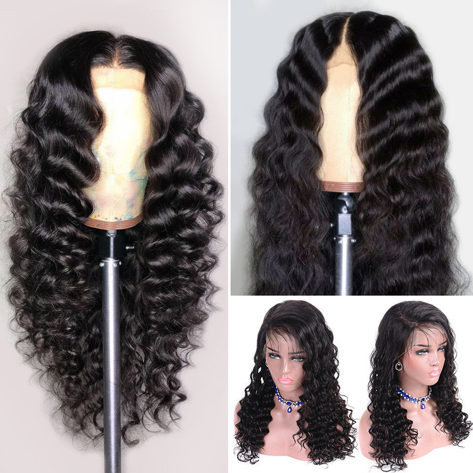 Black Curly Lace Wig