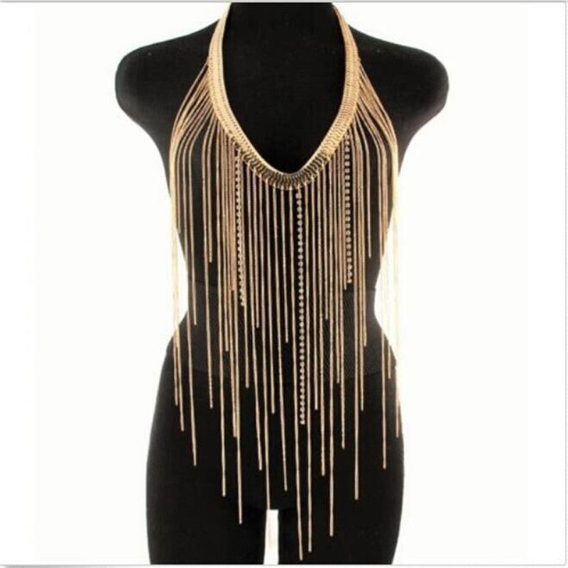 Sexy Tassel Tong body chain