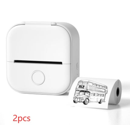 Portable Mini Thermal Label Printer - Bluetooth Home Photo & Student Study Aid, Price Tag Printer