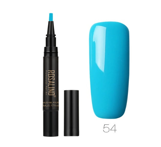 5ml Solid Color Nail Art Pen: Precision Nail Glue for Stunning Manicures