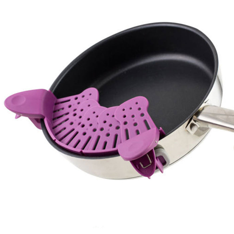 Universal Silicone Strainer Clip