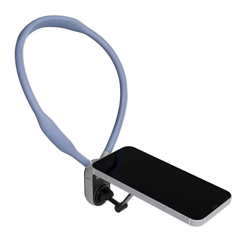 Silicone Phone Magnetic Neck Mount: Quick Release Holder for Megasafe Phones - Universal Compatibility