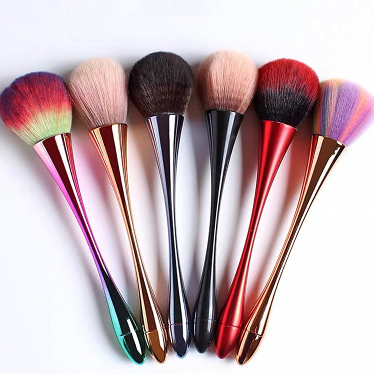 Rose Gold Multifunctional Makeup Brush: Premium Net Red Dust Brush with Selected Fiber Wool