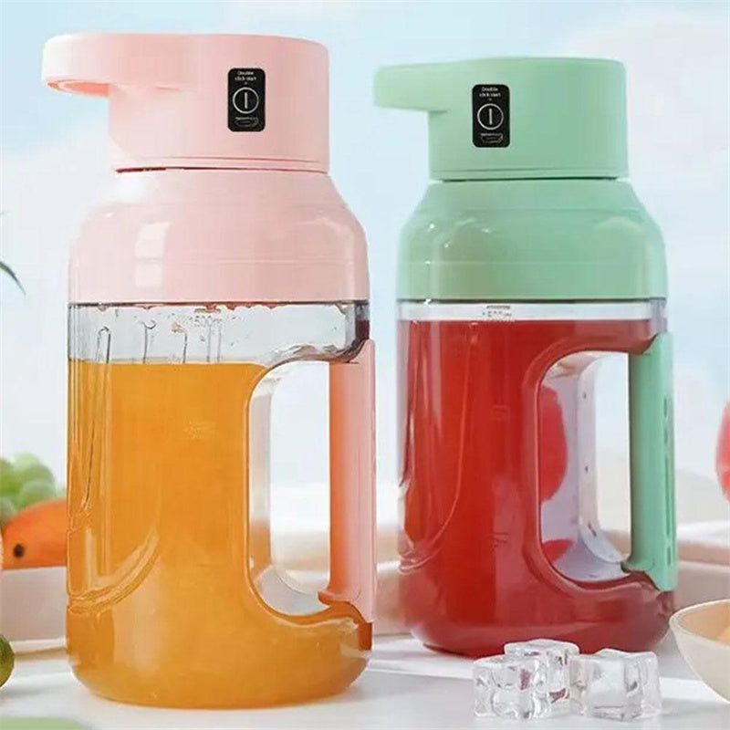 New Arrival Summer Electric Juicer - Portable 1500ml USB Rechargeable Blender for Fresh Juice - Kitchen Gadgets