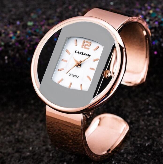 Luxury Women's Bracelet Watch, Quartz Movement, Gold &amp; Silver Dial. Perfect for Any Occasion!