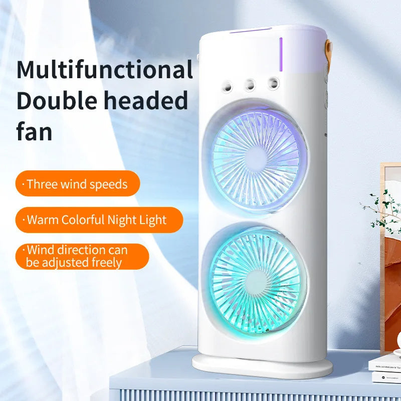 Portable Humidifier Fan | Air Conditioner Household Small | Air Cooler Hydrocooling Portable Air Adjustment