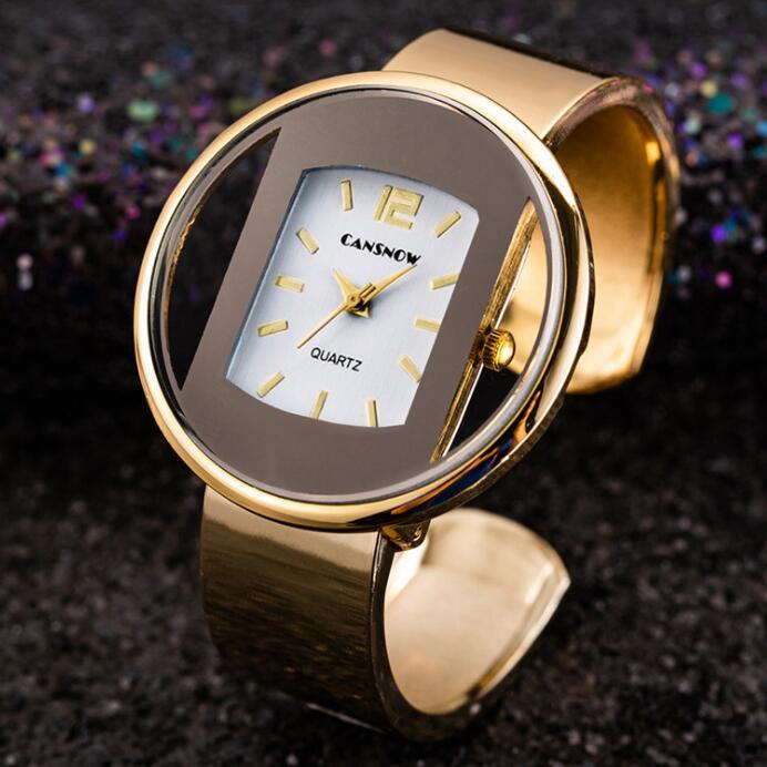 Luxury Women's Bracelet Watch, Quartz Movement, Gold &amp; Silver Dial. Perfect for Any Occasion!