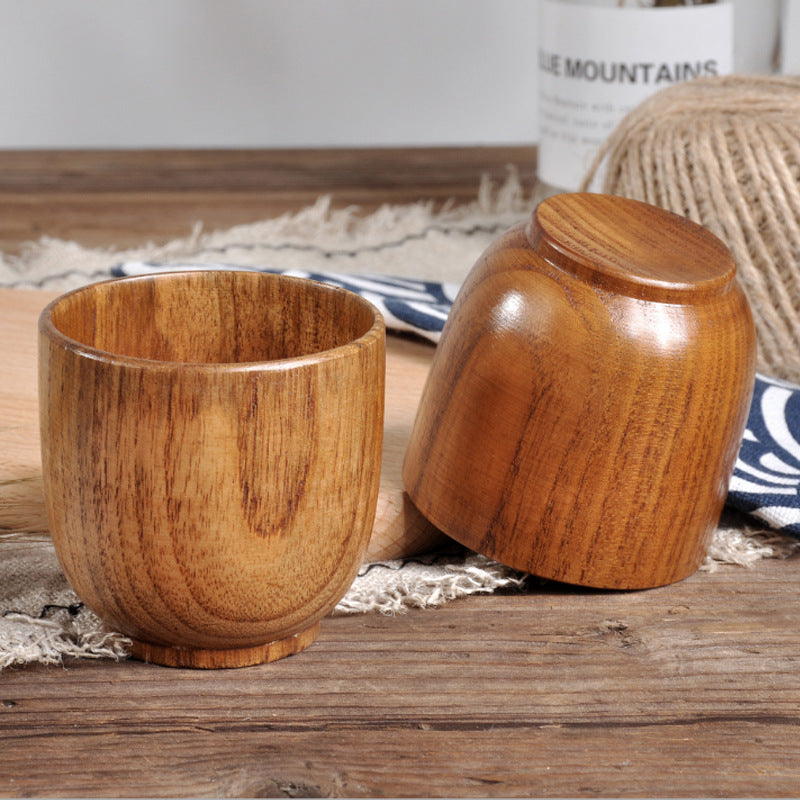 Handmade Spruce Wooden Cup: Eco-Friendly Drinkware for Every Occasion