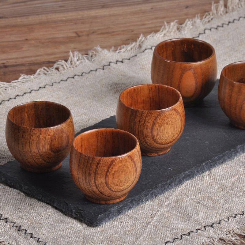 Handmade Spruce Wooden Cup: Eco-Friendly Drinkware for Every Occasion