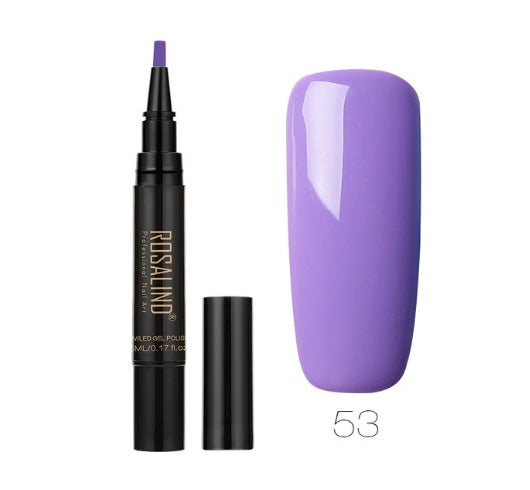 5ml Solid Color Nail Art Pen: Precision Nail Glue for Stunning Manicures