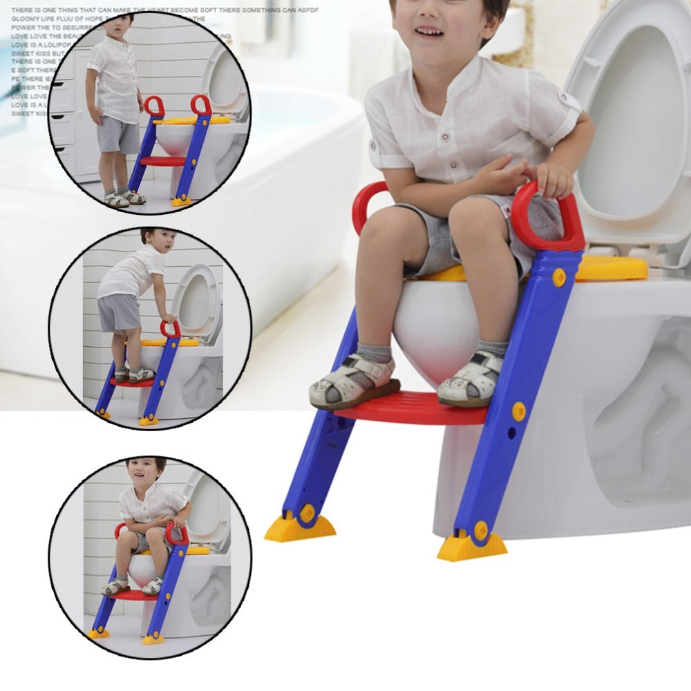 3-in-1 Baby Potty Chair: Safe, Adjustable, Foldable and Comfy for Your Precious Baby!