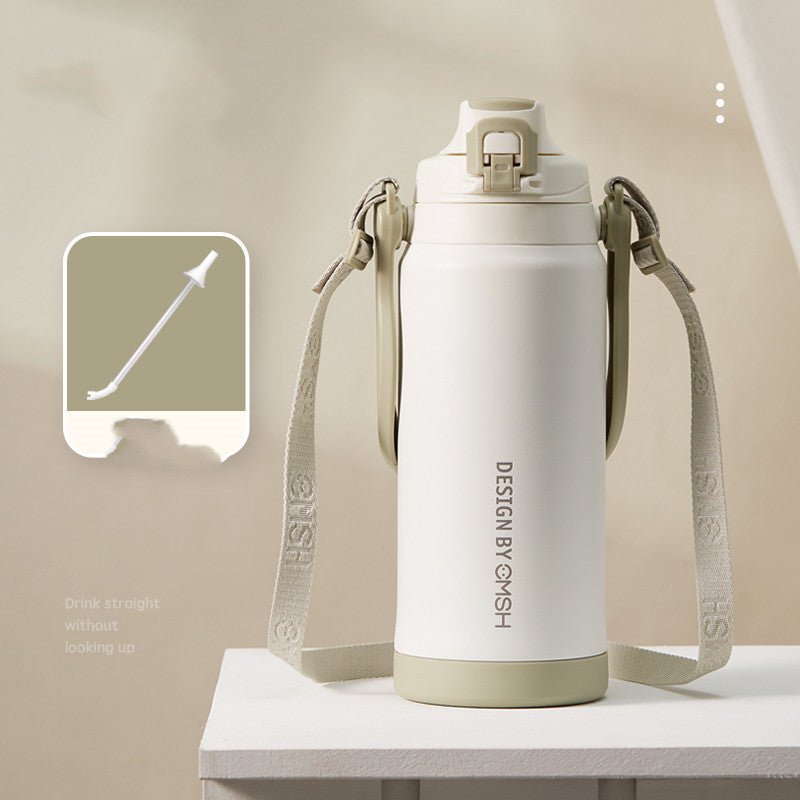 Portable Thermal Insulated Kettle: Stylish and Large-Capacity Travel Companion