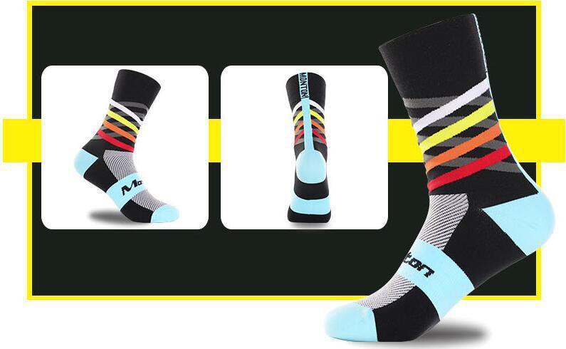 Nylon male female riding socks | sports socks bicycle | running stockings basketball socks