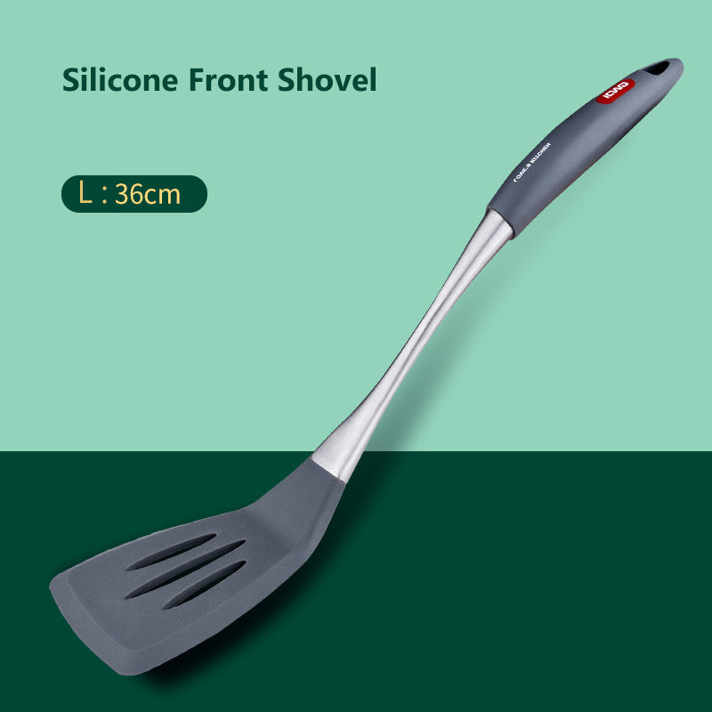 Stainless Steel Silicone Spatula Spoon | Non-stick Cookware Set