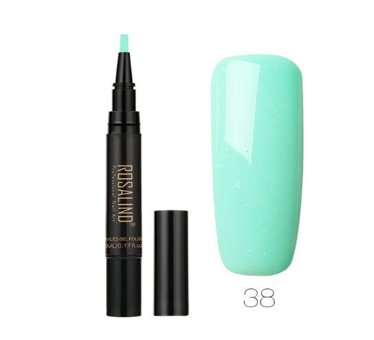 5ml Solid Color Nail Art Pen: Precision Nail Glue for Stunning Manicures