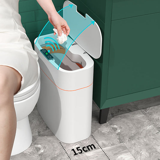 Smart Automatic Trash Can with Lid - Touchless Sensor, UV Sterilization & Deodorization for Home, Office, Car