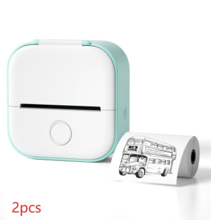 Portable Mini Thermal Label Printer - Bluetooth Home Photo & Student Study Aid, Price Tag Printer