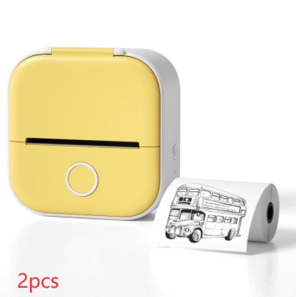 Portable Mini Thermal Label Printer - Bluetooth Home Photo & Student Study Aid, Price Tag Printer