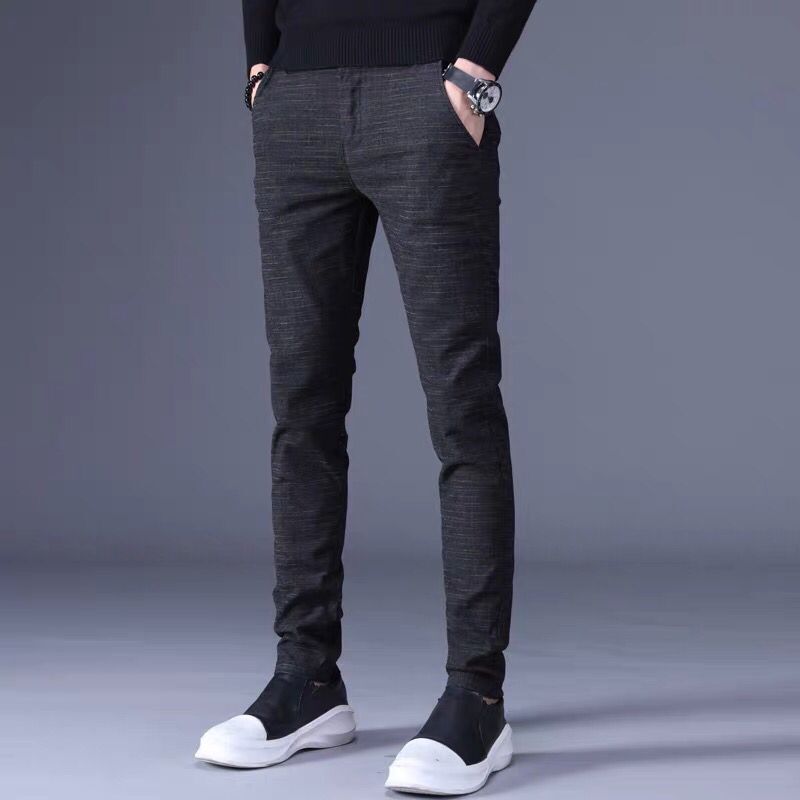 Men's Casual Striped Straight Leg Pants