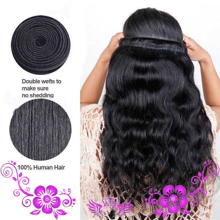 Peruvian virgin hair, body wave Peru real human hair