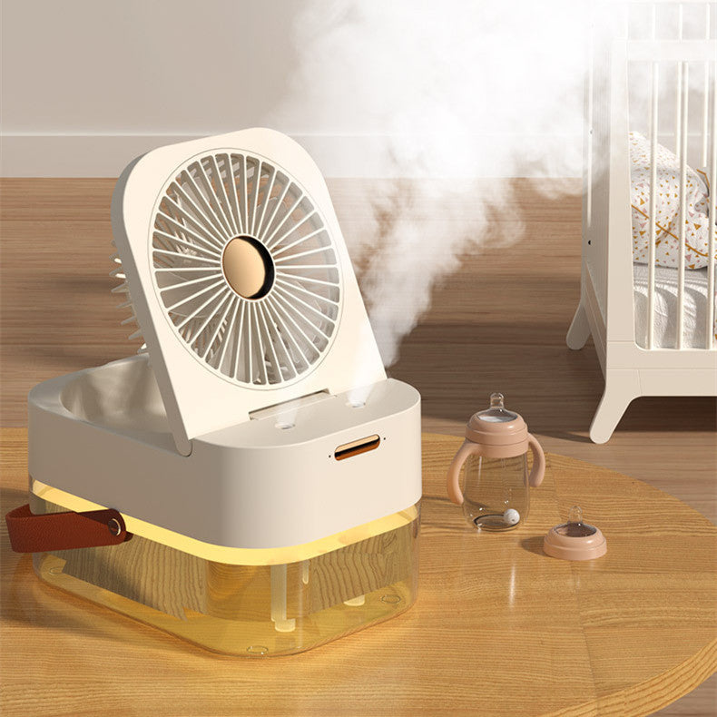 Humidifier Spray Fan Portable Fan Air Cooler Air With USB Port Connector